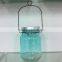 Blue color bottle shape battery operated christmas gift led firefly jar