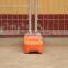 Cheap cost Australia standard temporary construction fence with concrete feet
