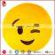 2016 BSCI high quality wholesale custom plush emoji pillows Yangzhou manufacture