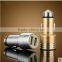 Best Selling Universal Dual Port Mini Usb Mobile Phone Car Charger with Led Light