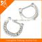 316 L stainless steel body jewelry tribal septum clickers indian nose ring