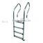 Factory price Stainless Steel inflatable pool ladders easy set pool ladders pool ladder