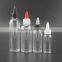 30ml 60ml 100ml 120ml PET plastic bottle glue bottles twist top cap for cosmetic packing