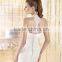 VIL-01 Elegant Mermaid Sweetheart Lace Appliques Pleats Covered Buttons Back Court Train Wedding Dresses
