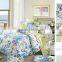 Beauty Spring Colors Printed Jacquard quilt set 100% Cotton China factory