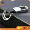Wholesale Stainless steel leather keychain keyring