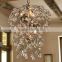 12.10-12 a fine design CRYSTAL ROUND CHANDELIER through faceted crystals for an extraordinary effect