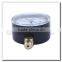 High quality black steel brass internal manometer mbar