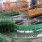 Guide rail curve steel scrap conveyor for food and beverage industry