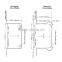 Removable Stainless Steel Shower Door Pivot Hinges Glass Hinge                        
                                                Quality Choice