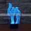3D Optical Night Light Camel 7 RGB Light Colors 10 LEDs AA Battery or DC 5V Mixed Lot