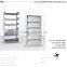 school furniture steel bookshelf