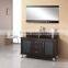 Solid Wooden Single Glass Bowl Bathroom Vanity