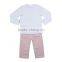 Boys Clothing Sets Kids Summer long sleeve shirt with seersucker pants set baby boys kids children cheap Baby Boy Clothes