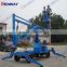 8m Hydraulic trailer mounted articulating boom lift