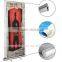 Advertising aluminum roll screen, roll up standees with feets, economic aluminum roll up banner