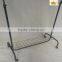 Cloth rack supplier Folable metal single bar laundry drying rack