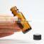 15ml, 30ml, 60ml Boston Round Bottles - Amber Brown