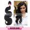 Russian Body Wave Human Hair Natural Black Virgin Hair Weave