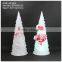 Christmas Acrylic Tree and Santa and Snowman With RGB Led Light, Battery Operated