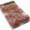 JML card packing copper-coated scrubber cleaning ball mesh scourer for kitchen cleaning