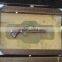 Display replica toy gun painting with frame