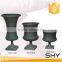 garden cast iron flowerpot