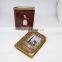decorative book shaped gift tin box for tea tin container