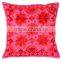 Indian Embroidered Cushion Cover Mirror Work Floral Pattern Outdoor Cushion Covers Supplier In India