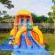 extreme 70ft long inflatable water slide with fire color