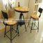 Vintage Bar Table / Retro Bar Table/ Metal Bar Table