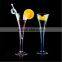 Lead-free crystal Vintage Classic Trumpet Flute glass trumpet cup,Champagne Toasting Flute Glasses.
