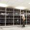 Lateral steel filing cabinet steel library shelves