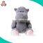 kids lifelike stuffed cute soft plush purple hippo
