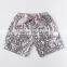 2016 New Fashion Style Baby Girls Shiny Sequin Short Pant, Top Quality Children's Pant With Ribbon Bow Design