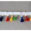 2016 fashionable colored tassel fringe trim 4.5cm fringe trimmings for garment
