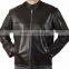 Mens black leather Jacket