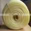 12mm 3 strand PE / polyethylene twisted light yellow color rope