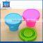 plastic injecton molding for silicone travel collapsible cup