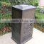 Arlau aluminum alloy shopping mall trash can