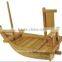 Natural Disposable Bamboo Sushi Boats With SGS