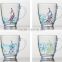 7oz 8oz 9oz 12oz sea ship serise color pinting water glass mug dinking glass cup set