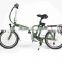 max speed 18 mile per hour Aluminum Alloy electric folding bike efb 05 with Kenda 20 x 1.75 tire of brushless motor