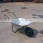 solid wheel aluminum tub hand wheel barrow for agriculture