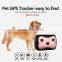 Mini Pet waterproof GPS Tracker Dog Cat Tracking Device Real Time Locator DIY Dog Collars GPS Tracker