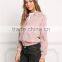 MGOO Custom Made 2017 Pink Corduroy Women Jackets Plain Zip Up Bomber Jackets For Spring Coat Fashion Streetwear