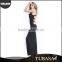 Fashion Design Polyester Bodycon U Neck Black Evening Dress Mermaid