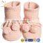 High Quality Cashmere Lightweight Baby Hot Booties with Pom Pom