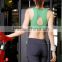 Green Yoga clothing Women Sports Aerobics Pant suit