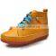 2017 Hot new products cow leather rubber sole baby boots
